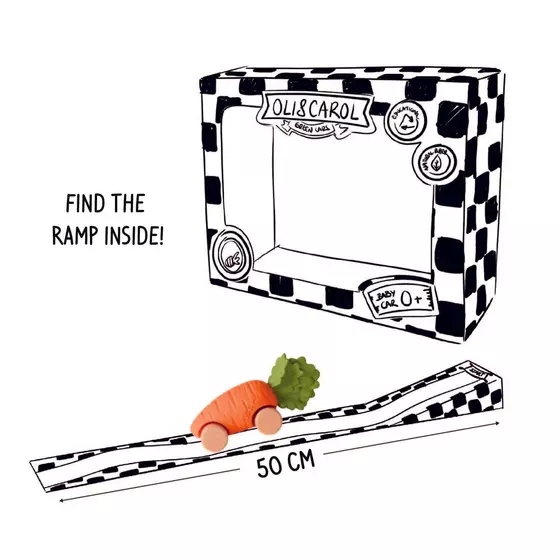 Oli&Carol Baby Car Toy Cathy The Carrot