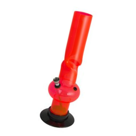 Acrylbong, Bubble Straight, Rot