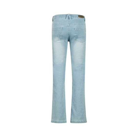 Flared-Jeans, elastisch, blue jeans