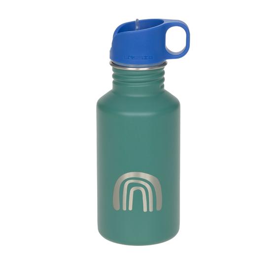 Lässig Edelstahl Kinder Trinkflasche Little Gang Rainbow Green