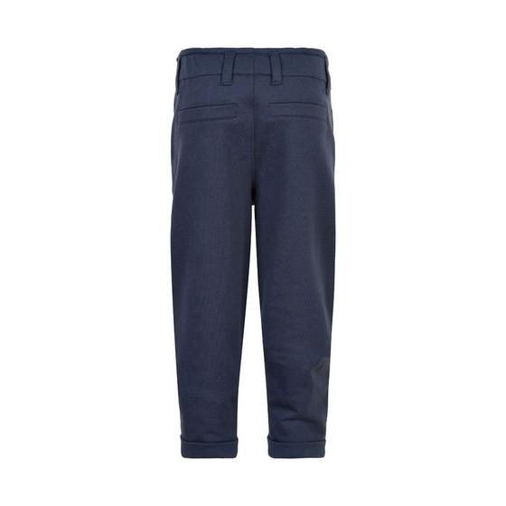 Chino aus Sweatstoff, Baumwolle, dunkelblau
