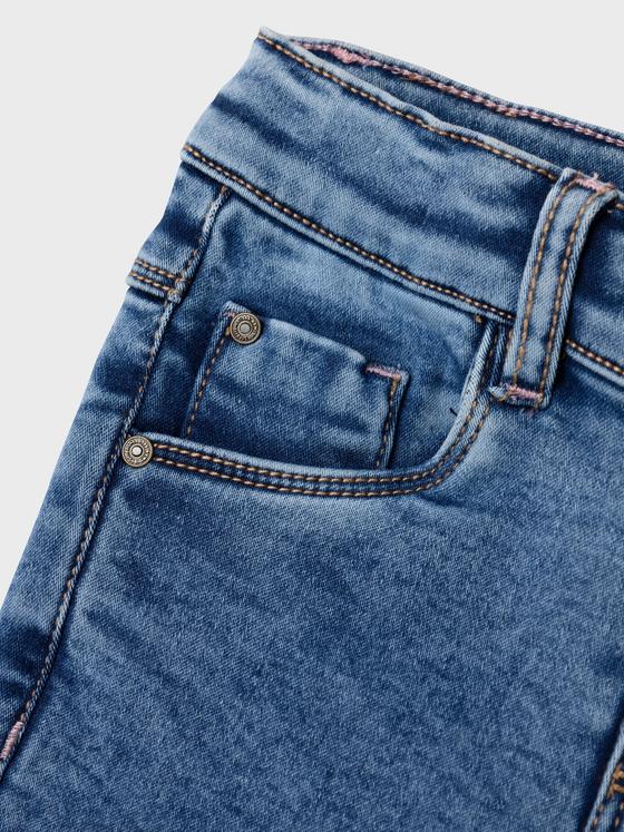 Name It Slim Fleece Jeans Medium Blue Denim
