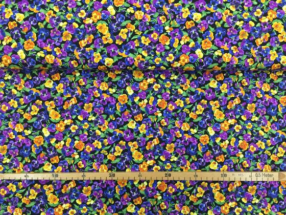 Robert Kaufman Flowerhouse Brightly so black
