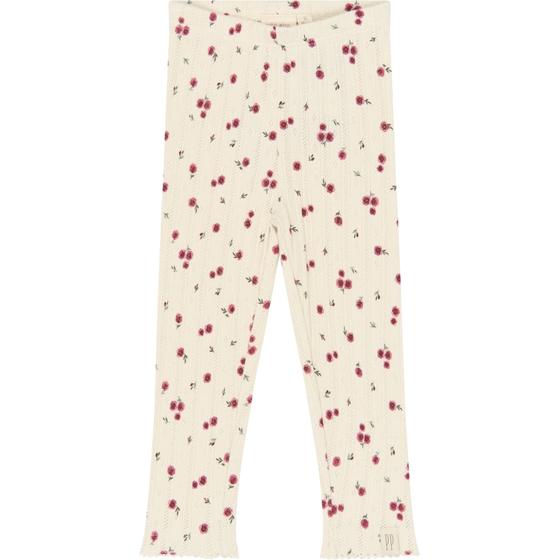 Petit Piao Leggings Gracie Pointelle Tee Eggnog Rosehip