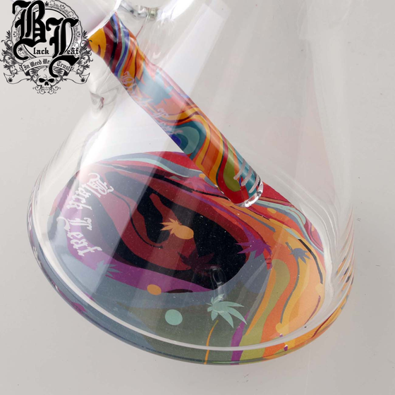 Glasbong, Black Leaf®, Beaker, Colourful