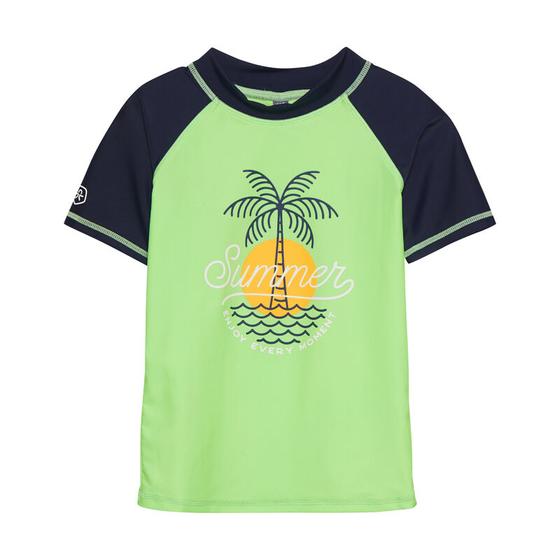 Badeshirt "Summer", UV-Schutz, grün