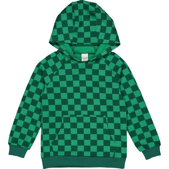 Freds World Hoodie Check Lazy Green Fast Green