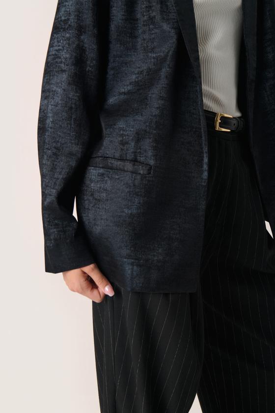 SOAKED Blazer SLElvie Ronya 30408174 - schwarz mit Schimmer 