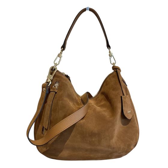 abro JUNA Hobo bag small cuoio, cognac