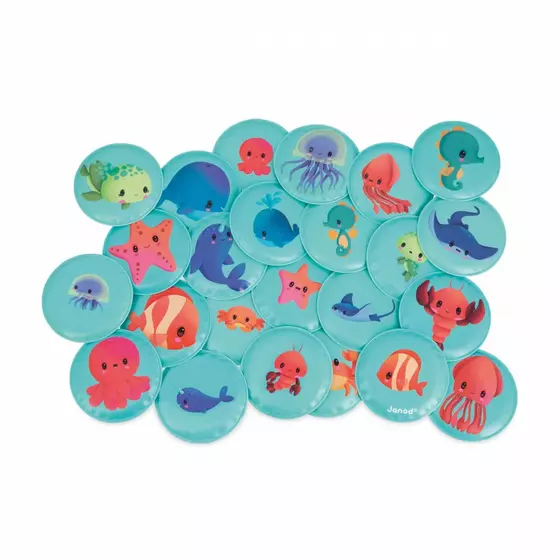 Janod Badespielzeug Memory Meine Tierbabys