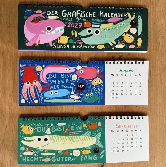 Der GraFische Kalender 2027 von Slinga