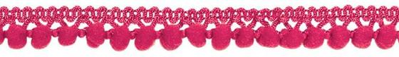 Bommelborte pink 190178 786