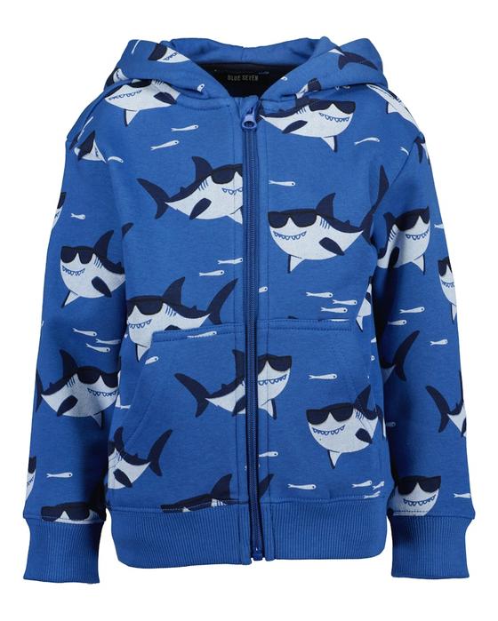 Sweatjacke "Haie", ocean