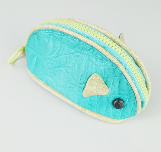 goldmarie Mini Bag MAUS Lederreste recycelt - mint-gelb 