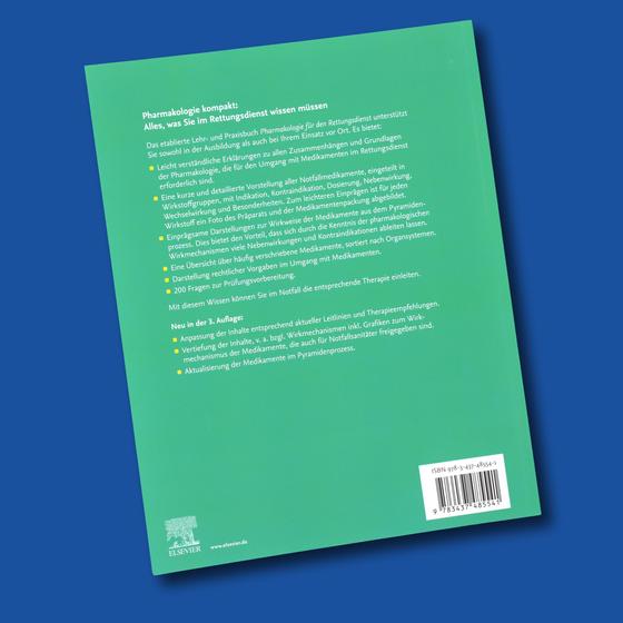 Buchtitel "Pharmakologie für den Rettungsdienst Medikamente in der Notfallversorgung"