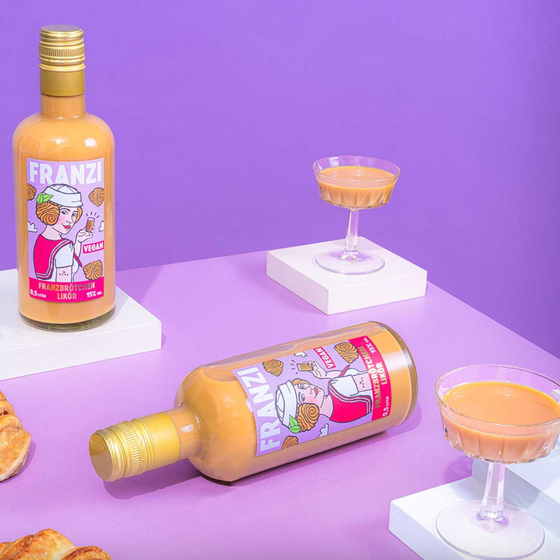 FRANZI Franzbrötchen Likör VEGAN - 500ml 