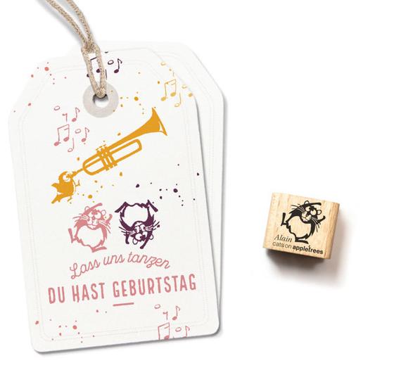 Cats on Appletrees Stempel Hamster Alain