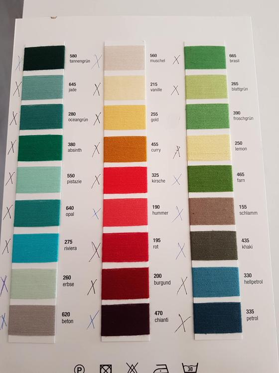 Baumwoll-Acryl-Garn Bobbel – d=100 m Einheit
