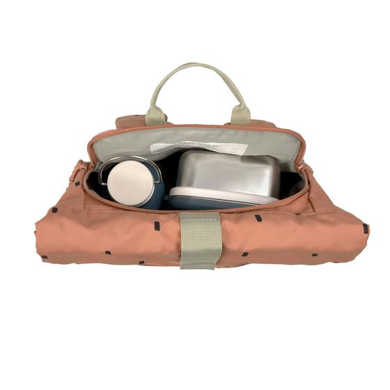 Lässig Kindergartenrucksack Rolltop - Happy Prints Karamell