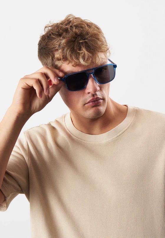 eco SHADES Sonnenbrille LAI - transparent blau - Unisex