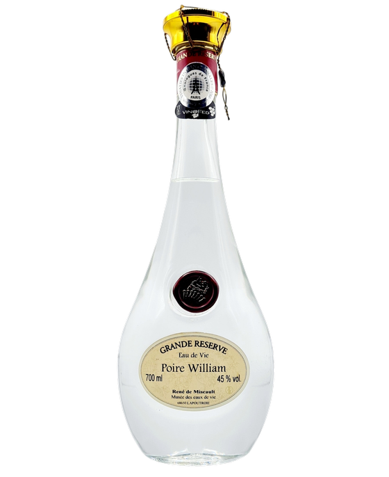 René de Miscault - Poire William (Williamsbirne) Eau de Vie Carafe larmes des Anges
