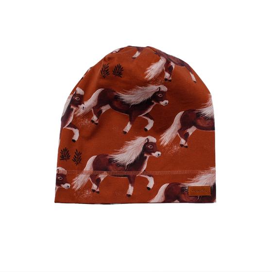 Beanie "Lovely Ponys", Mütze, Biobaumwolle, GOTS-zertifiziert