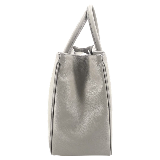 Maxima Handtasche groß perla, hellgrau