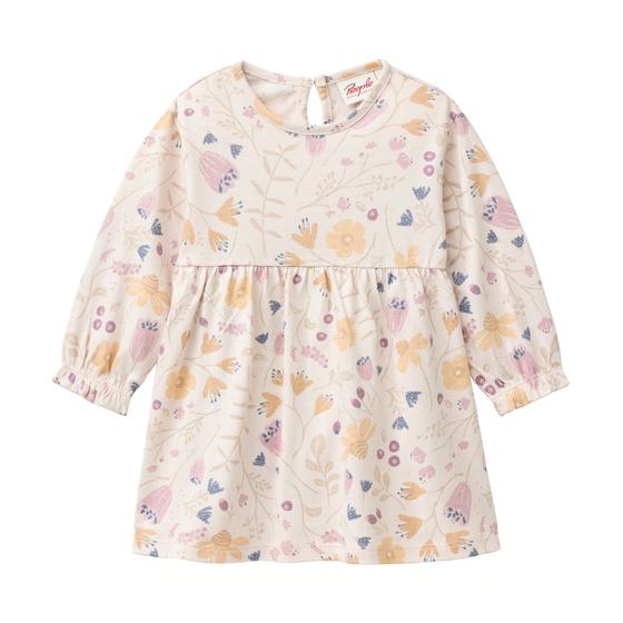 People wear Organic Langarm Kleid Blumengarten Rosa