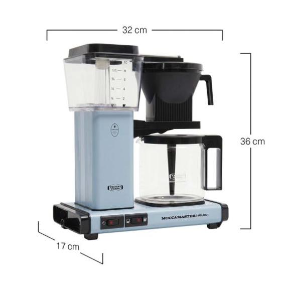 Moccamaster Kaffeemaschine SELECT Baby Blue