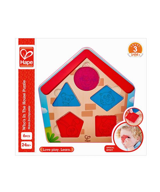 Suchpuzzle Haus, Holzspielzeug