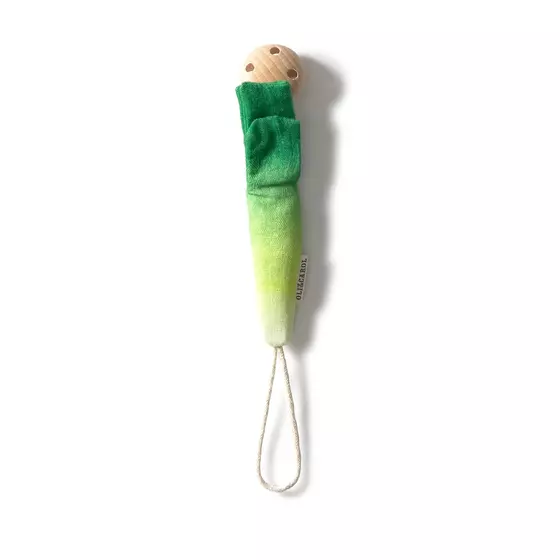Oli&Carol Pacifier Clip Luke the Leek