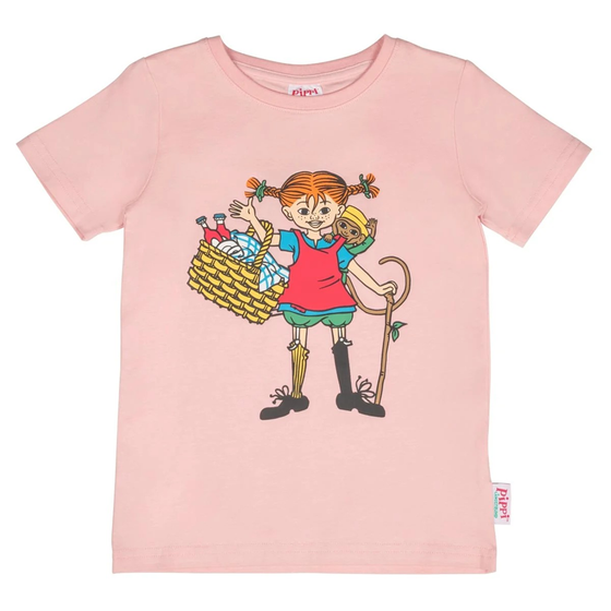 T-Shirt "Pippi Langstrumpf", Biobaumwolle, rosa