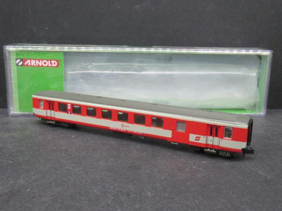 Arnold (Hornby) HN 4326 Personenwagen m. Gepäckabteil Schlierenwagen 2 Kl. ÖBB K2-Lack. Spur N OVP