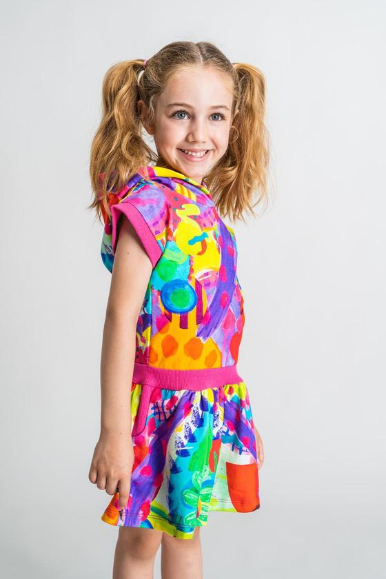 Kleid "Plainfield" mit Kapuze, Baumwolle