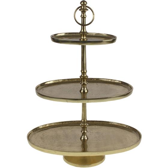 Etagere | oval, warm-gold