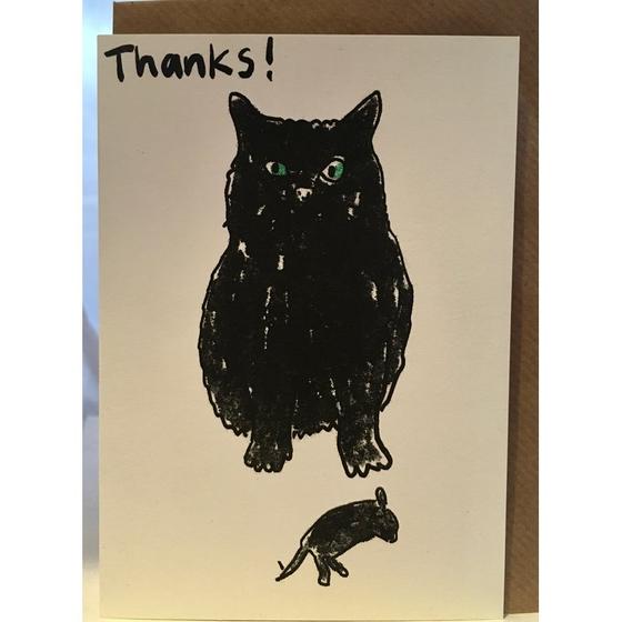 Thanks! Klappkarte mit Umschlag von superjuju
