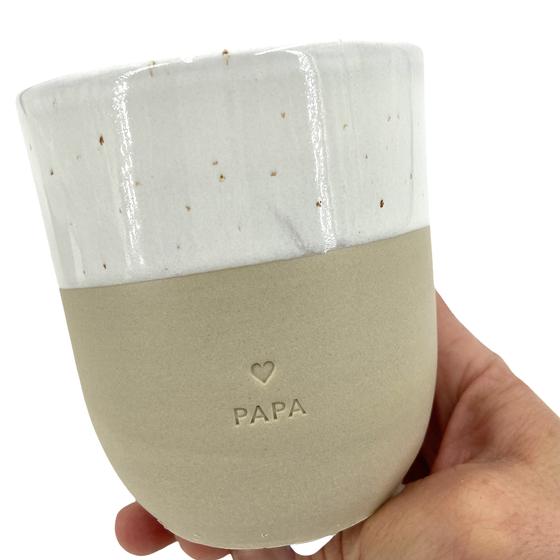 Eulenschnitt Becher PAPA