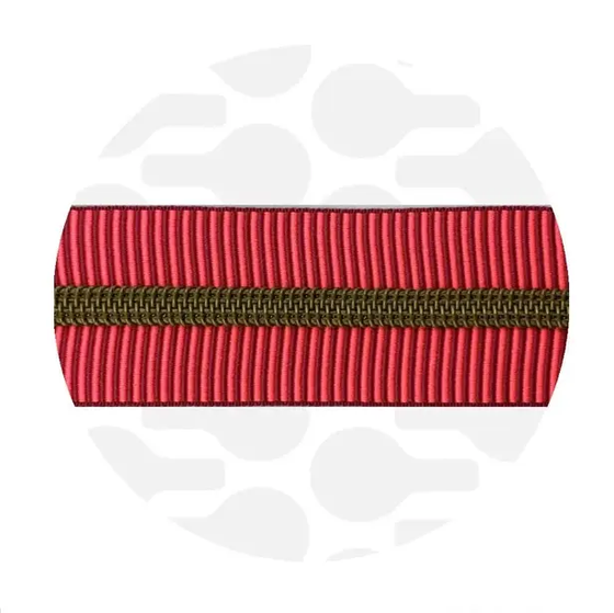 gestreiftes Reißverschlussband mit metallischer Optik. Flexibel, leicht zu nähen, ideal für Taschen & Accessoires Spiralreißverschluss grün bei Spreefee kaufen