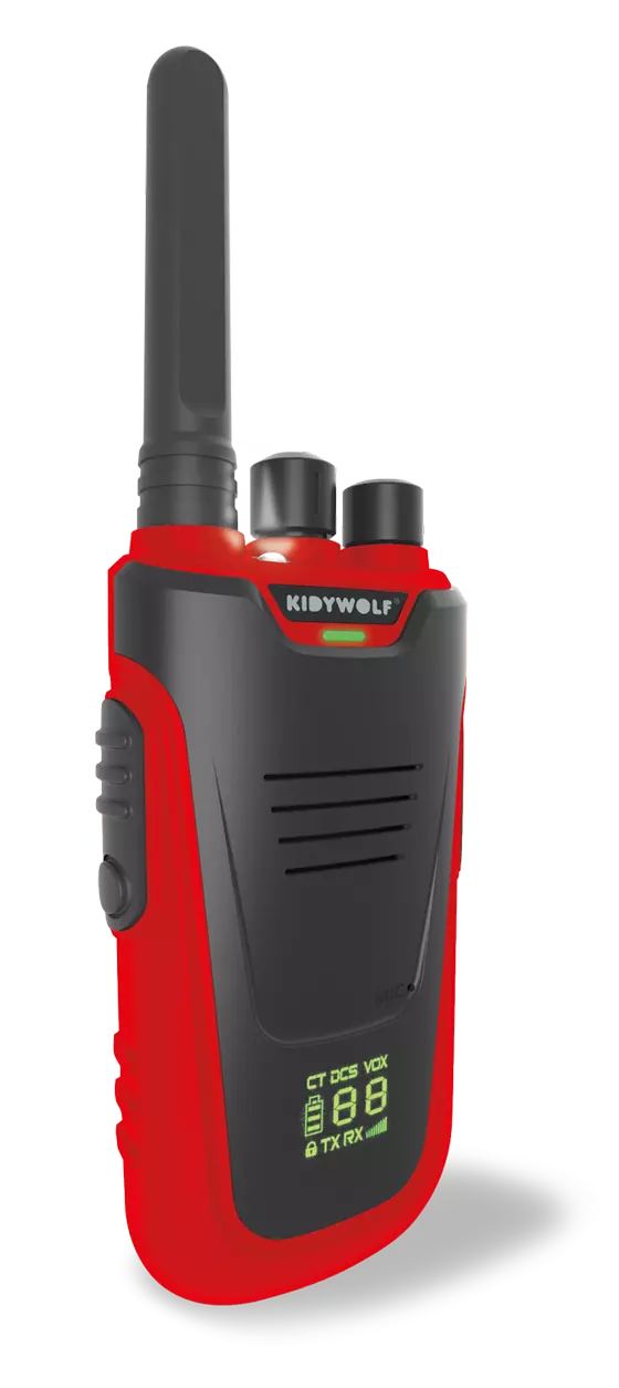 Kidywolf Walkie-Talkies mit Taschenlampe Blau Rot