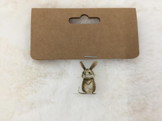 Bügelbild Mini Hasi 3 x 2,5cm