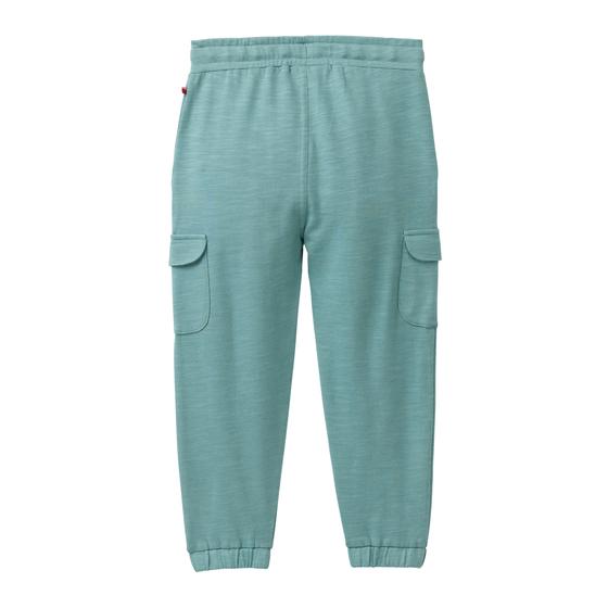People wear Organic Sweat Hose Petrol