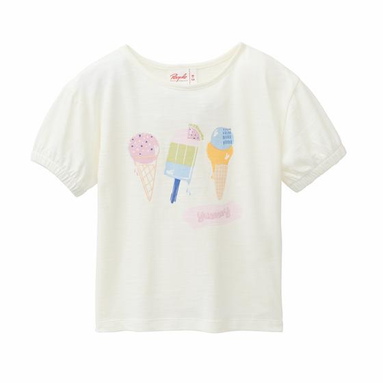 People wear Organic T-Shirt Eis Weiß