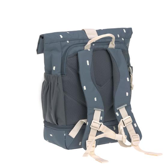 Lässig Kindergartenrucksack Rolltop - Happy Prints Dunkelblau 