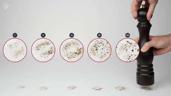 Peugeot Salz- oder Pfeffermühle, U Select lackiert, Taupegrau