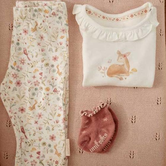 Little Dutch Langarmshirt Fairy Garden Weiß