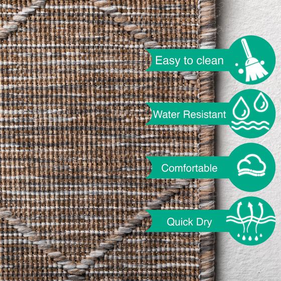 In & Outdoor Teppich Zagora beige/bej