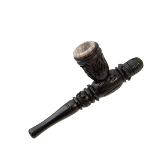 Holzpfeife, Wood Carved