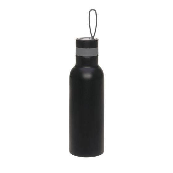 Lässig Edelstahl Trinkflasche Bold Schwarz