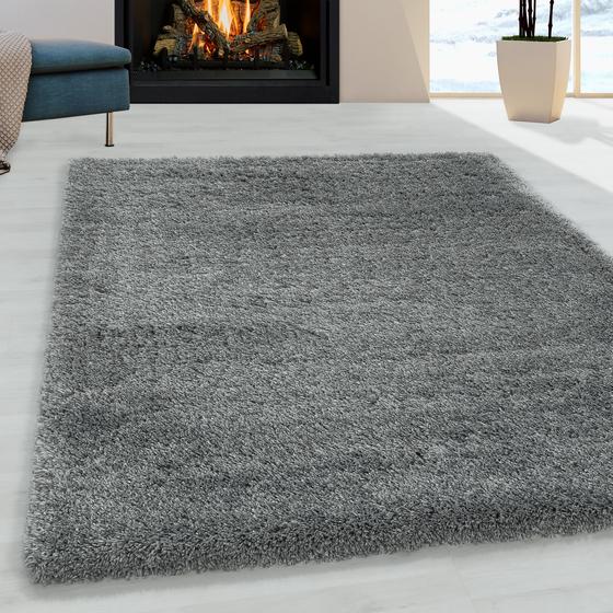 Fluffy Shaggy 160 x 230 cm acik gri