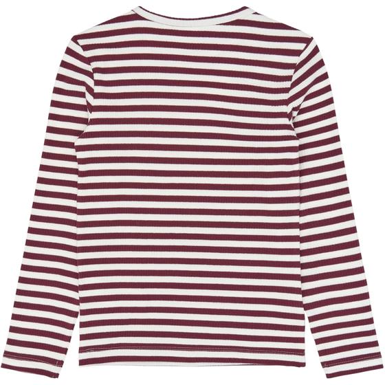 The New Rip Langarmshirt Wild Moore Gardenia Striped